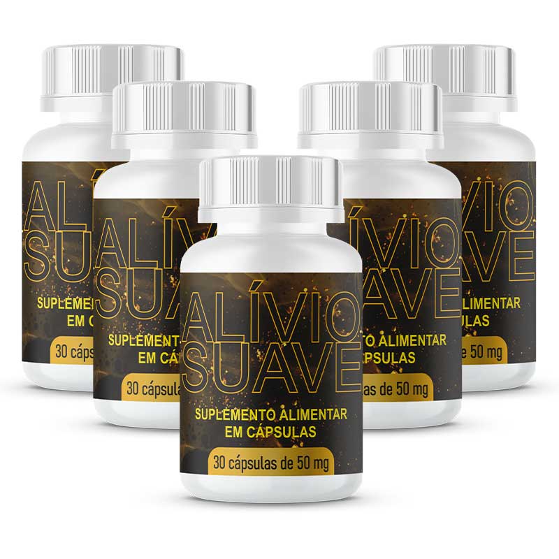 Alívio Suave 30 cápsulas de 50 mg compre 4 leve 6