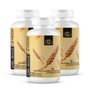 DR. Raiz Levedo 120 cápsulas de 850 mg compre 3 leve 5