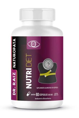 Nutri Diet - Suplemento Natural 60 Cápsulas para Emagrecimento