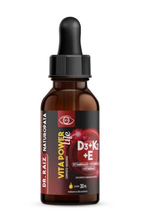 VitaPowerLife Suplemento Sublingual D3, K2 e E - Imagem 1