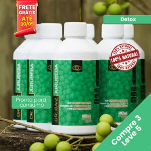 Kit DR. Raiz Jurubeba 500ml Compre 3 leve 5